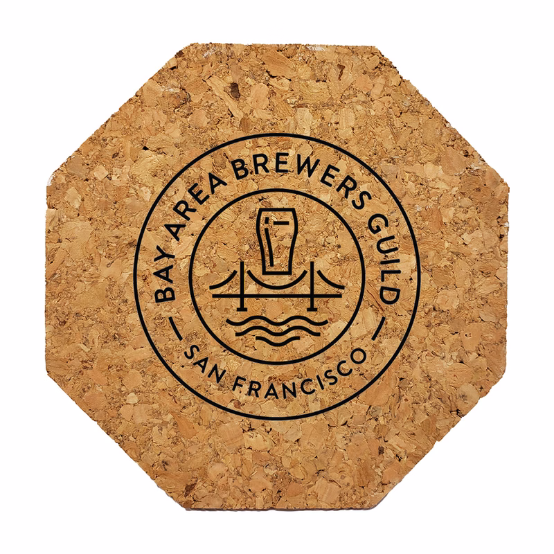 Cork Coaster Octagon