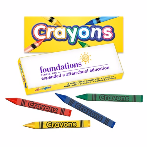 Four Pack Crayon Box