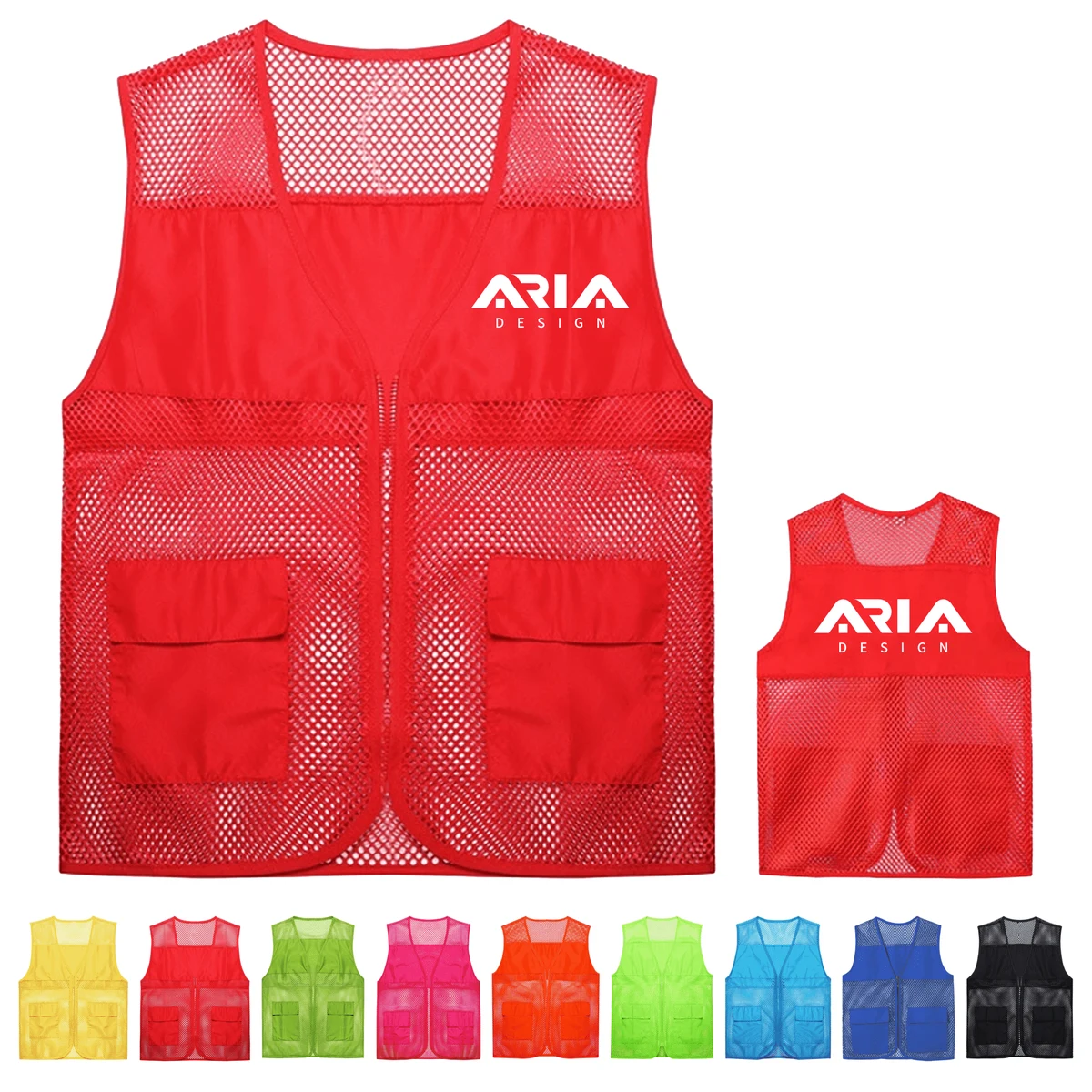 Lightweight Mesh Vest Advertising Shirt 1