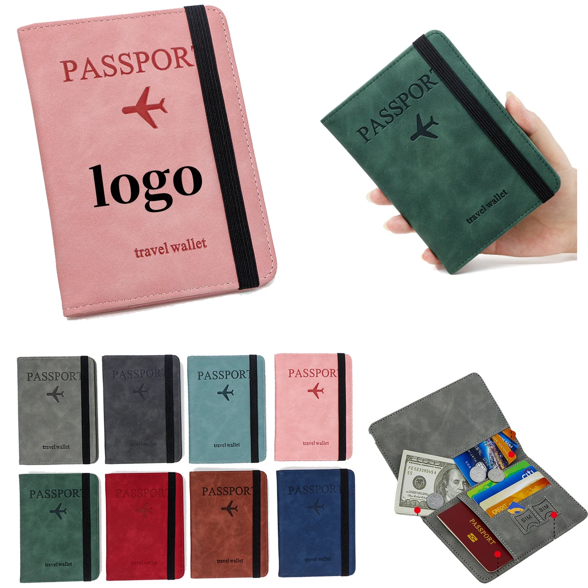 Travel Passport Wallet Card Holder 1