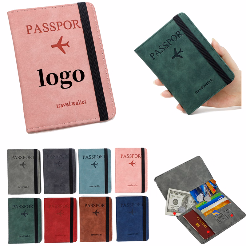 Travel Passport Wallet Card Holder