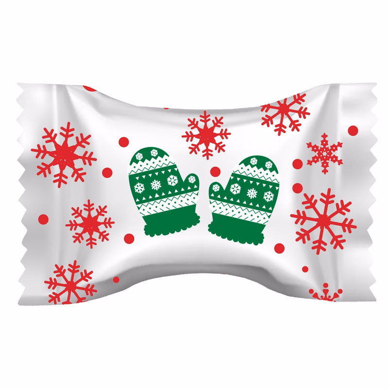 Soft Peppermints in a Christmas Assortment Wrappers