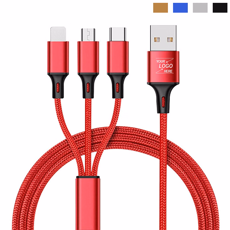 2A 3-in-1 Multi-Device Charging Cable