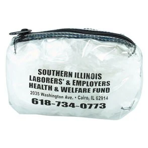 Clear 19 Gauge Vinyl All Purpose Bag W/Gusset (6"x4"x2") 1