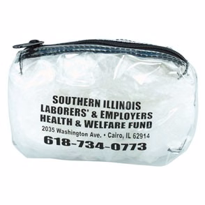 Clear 19 Gauge Vinyl All Purpose Bag W/Gusset (6"x4"x2")