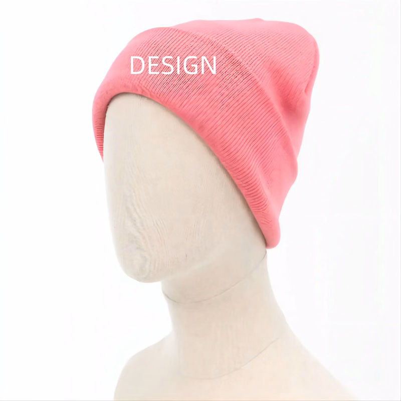 100% Knitted Beanie Cap MOQ 100 PCS