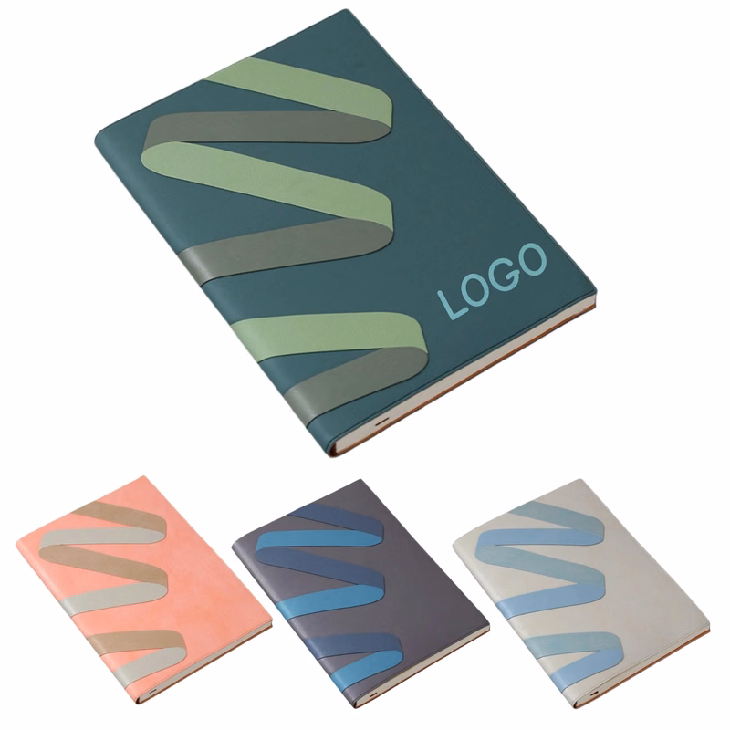 A5 Colorful Line Art Notebook Custom Logo