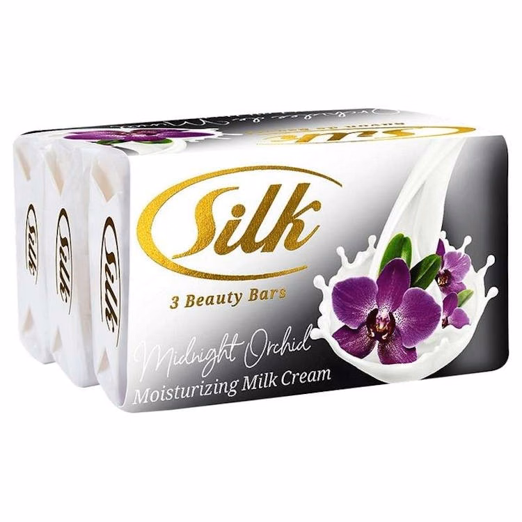 Silk Beauty Bar Soap - 3 Pack Midnight Orchid