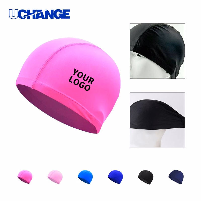 Stretch Polyester Swim Cap Gear for Training