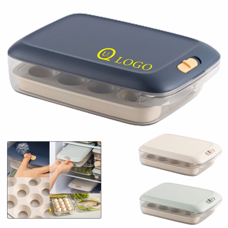 Refrigerator Storage Containers W/Egg Tray