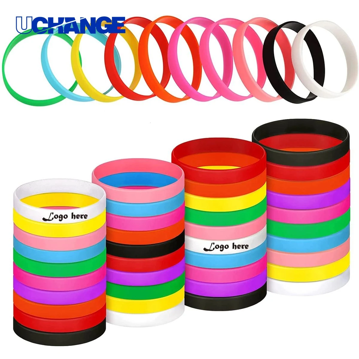 Embossed Silicone Wristband 1