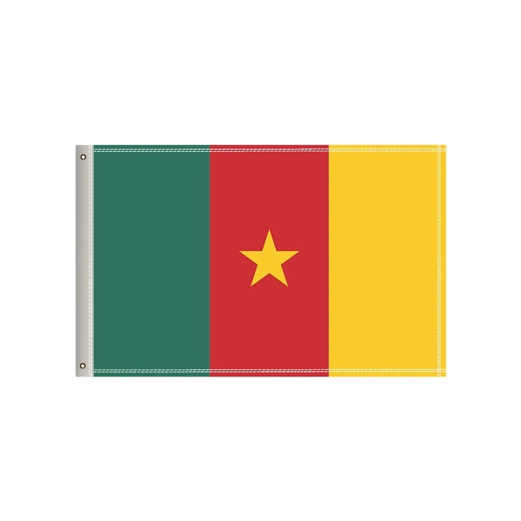 National Flag, Cameroon, Double-Sided - 36"W x 24"H