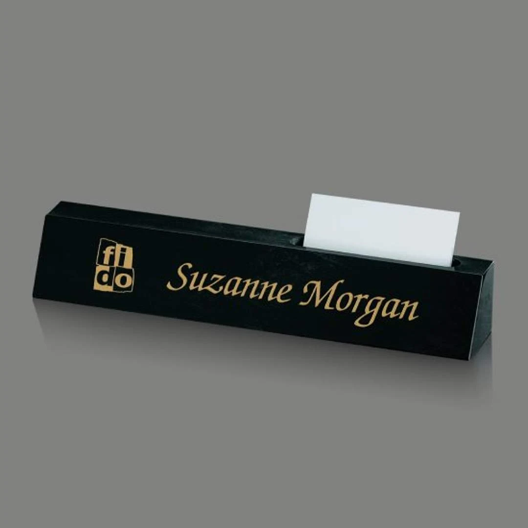 Nameplate with Cardholder 1