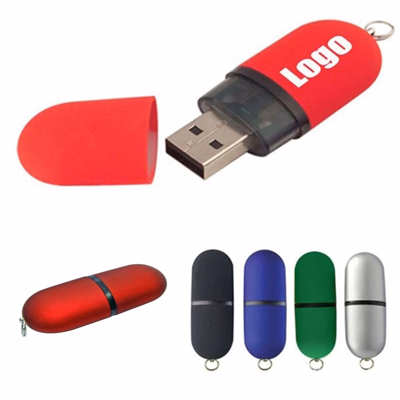 2Gb Lipstick USB Flash Drive With Key Chains