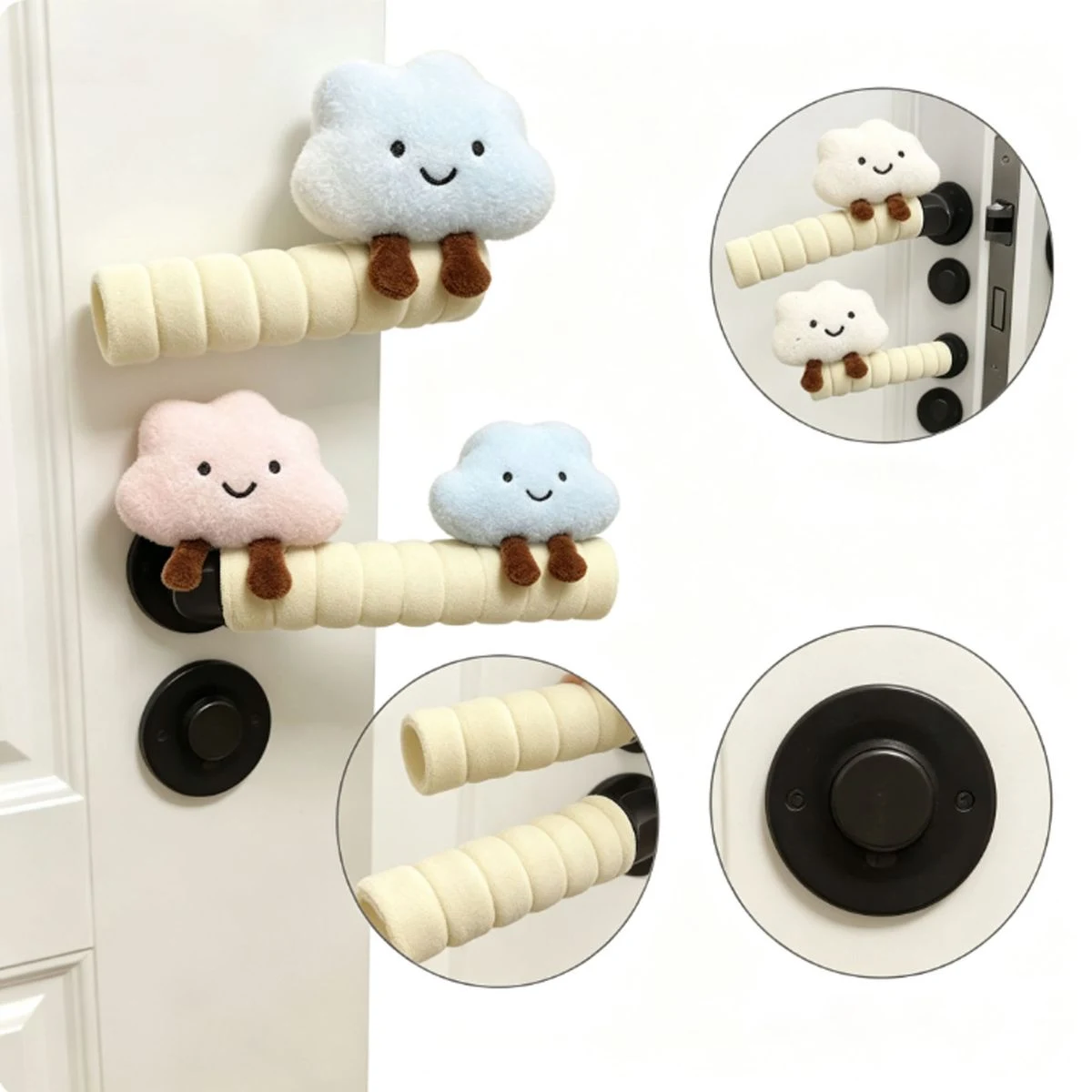 Anti-Static Cloud Door Handle Cover 1