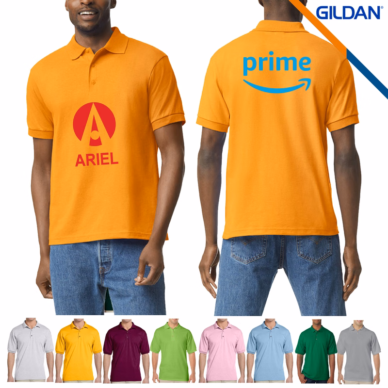 Gildan® 5.6oz 50/50 Cotton/Polyester Polo Shirts