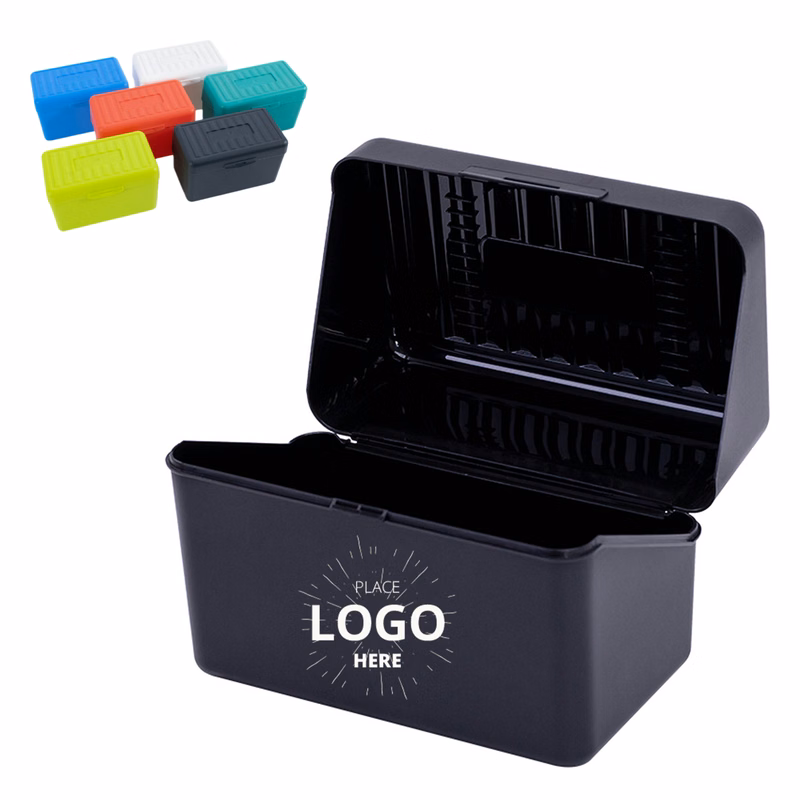 Index Card Box Organizer Case