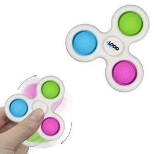 Triangle Push Pop Fidget Spinner Sensory Toy for All Ages 1