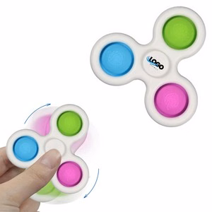 Triangle Push Pop Fidget Spinner Sensory Toy for All Ages