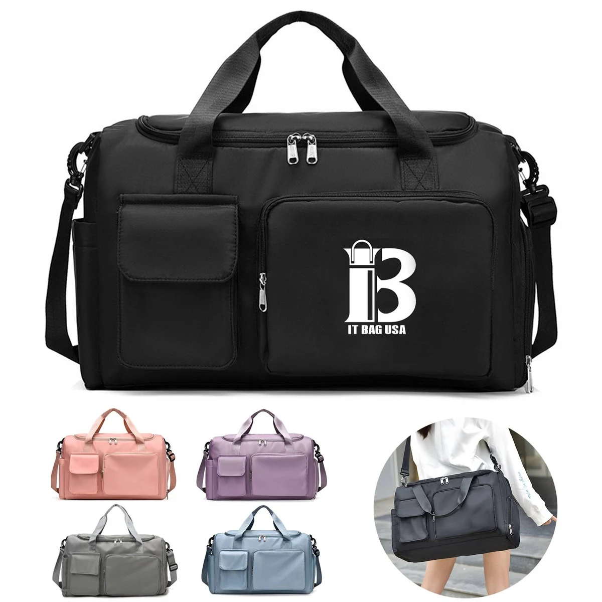 Large Capacity Folding Travel Bag For Men And Women 1