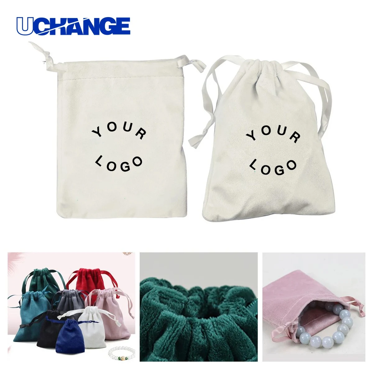 Satin Drawstring Gift Bag Pouch Elegant for Small Items 1