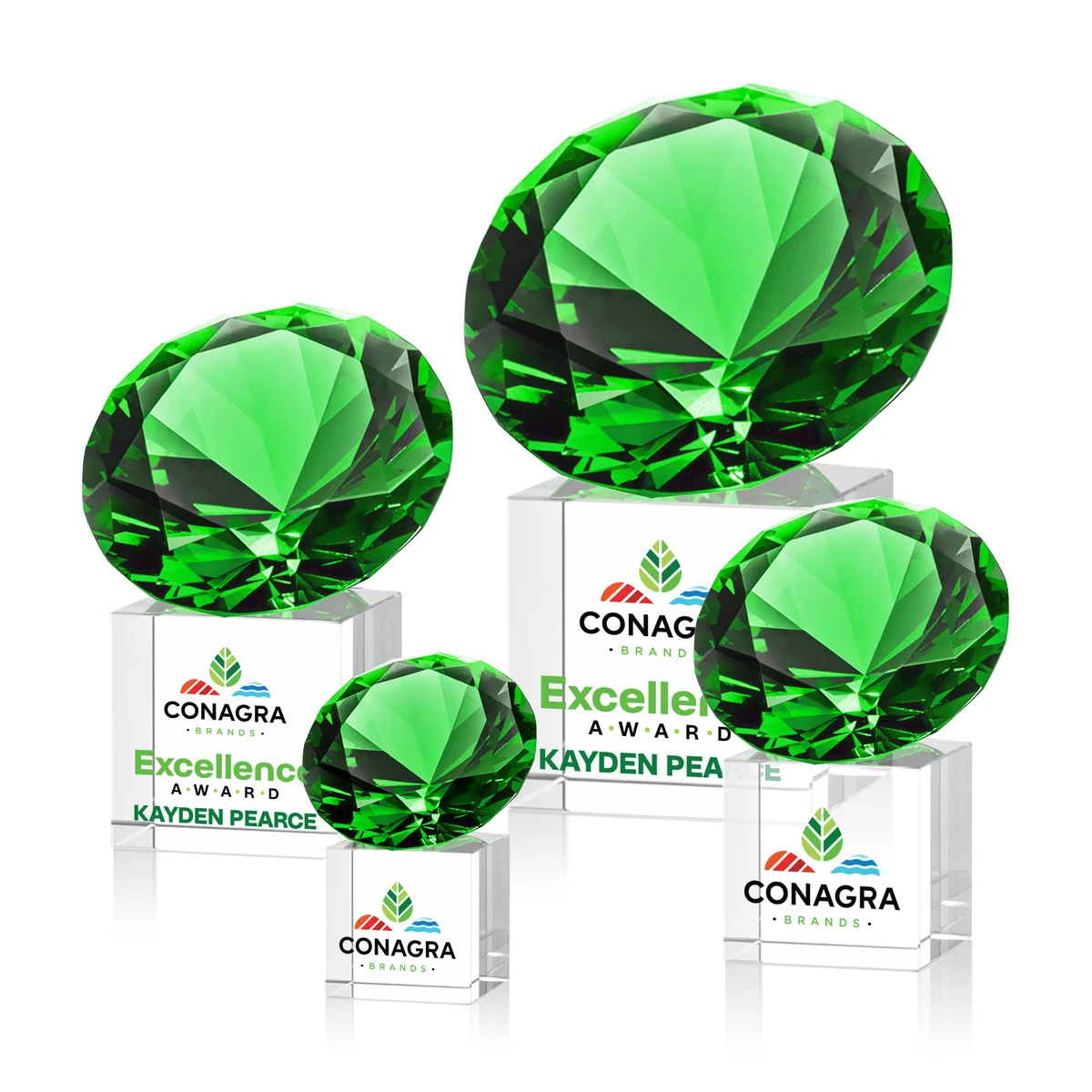 Emerald on Cube VividPrint™ Award 1