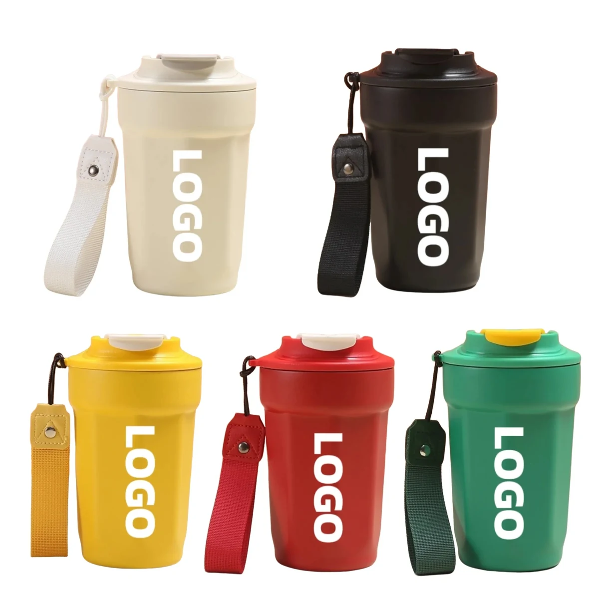 Octagon Double Wall Vacuum Stainless Steel Coffee Mug 1