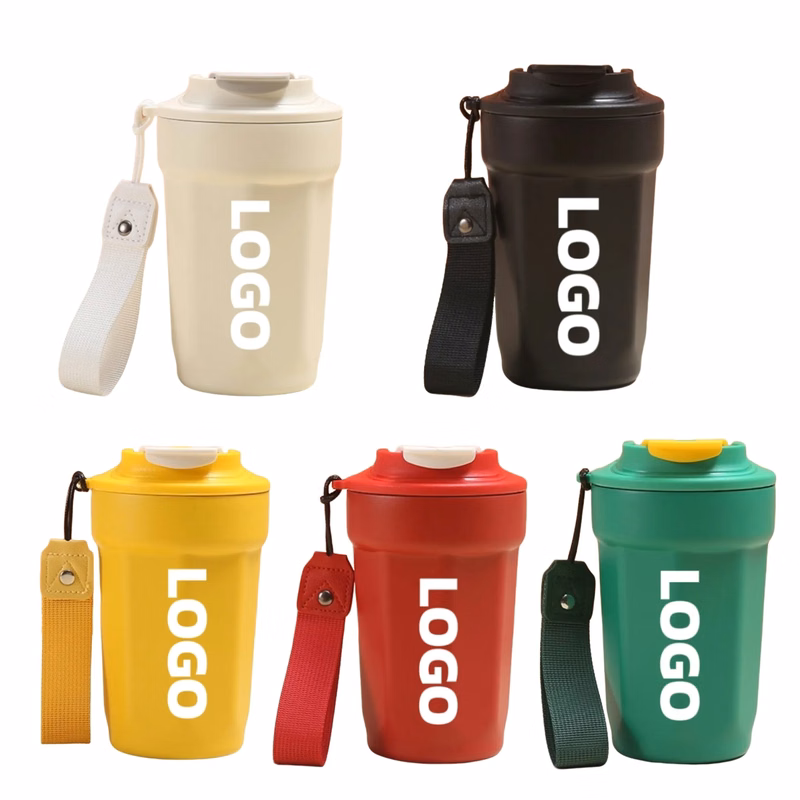 Octagon Double Wall Vacuum Stainless Steel Coffee Mug
