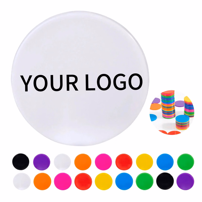 1.5 Inch Ceramic Poker Token Sublimation Printable