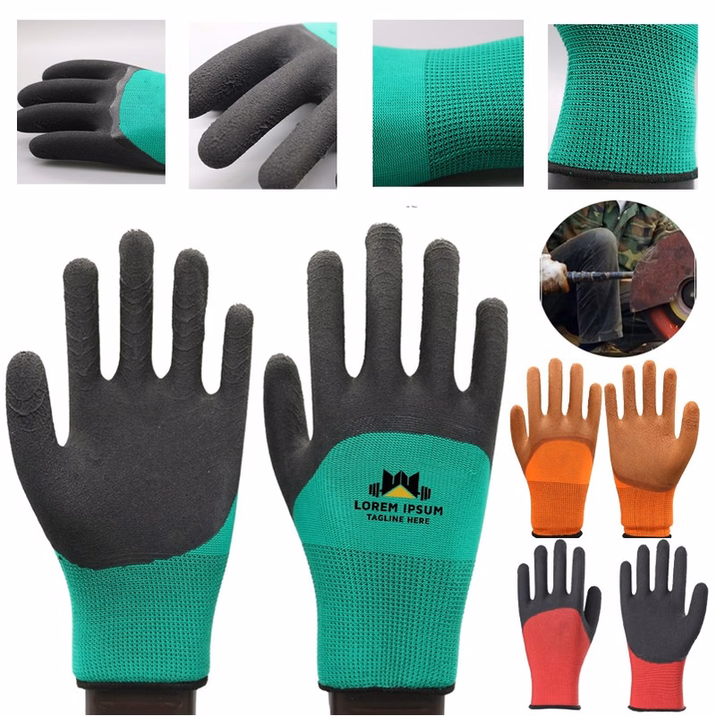 Latex Foam Work Gloves