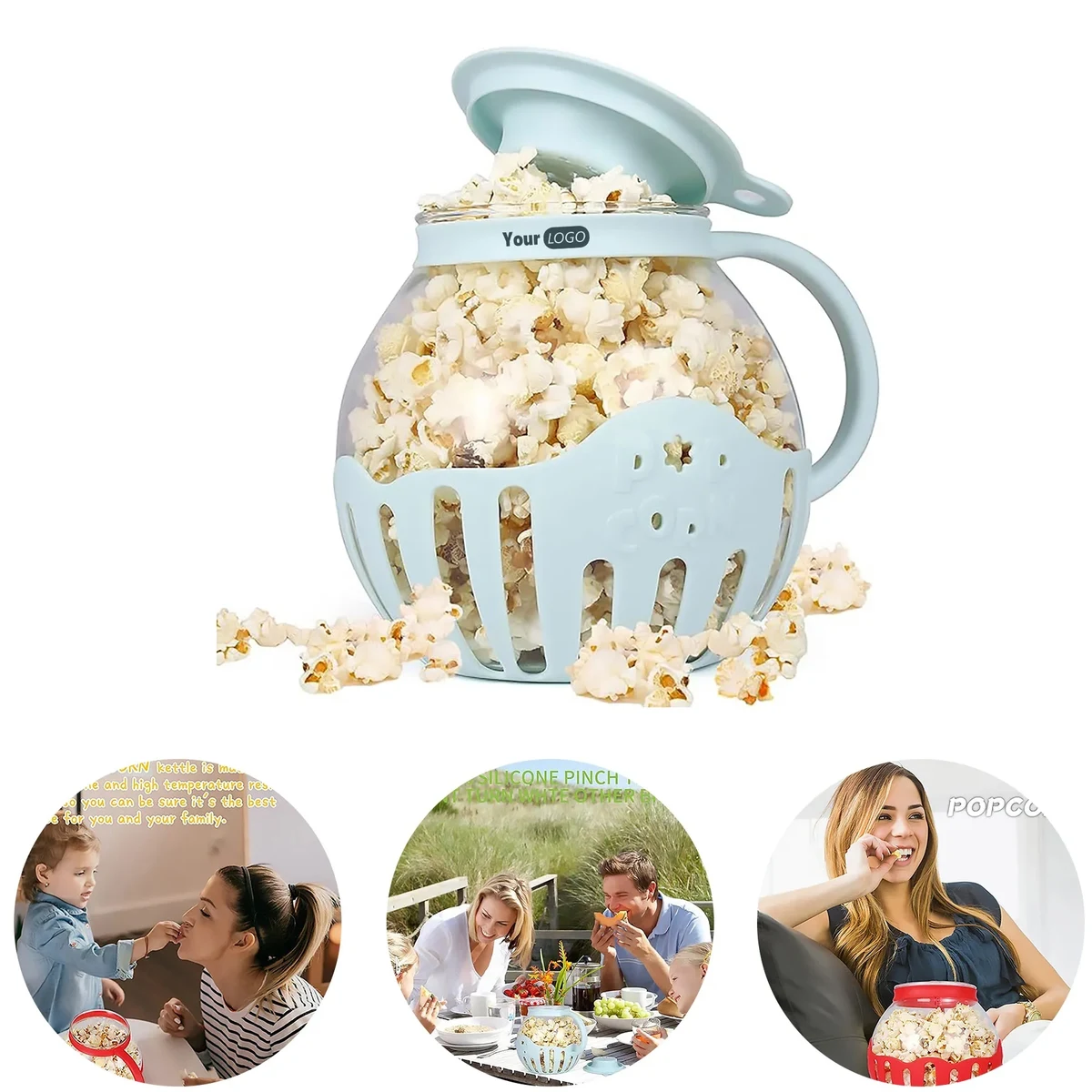 Polypropylene Microwave Popcorn Jar 1