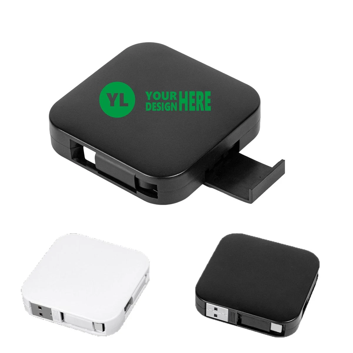 65W 4-In-1 Retractable Cable With Phone Stand 1