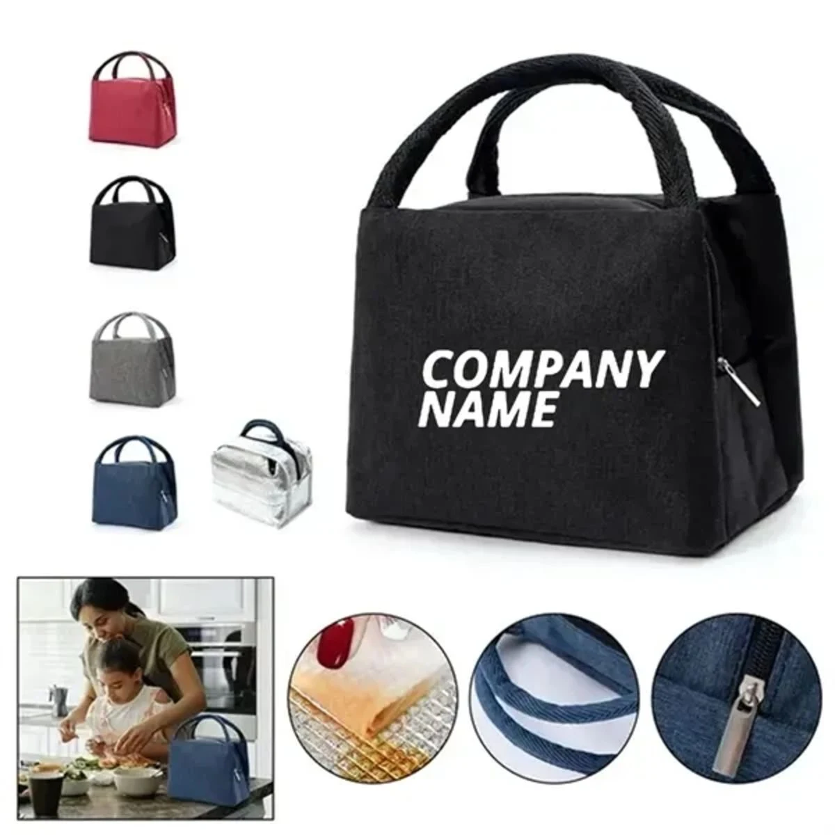 Oxford Insulated Lunch Bag 1