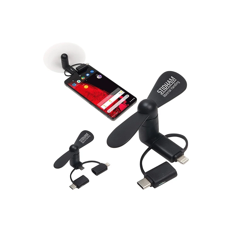 Portable 3 in 1 Mini USB Phone Fan 1
