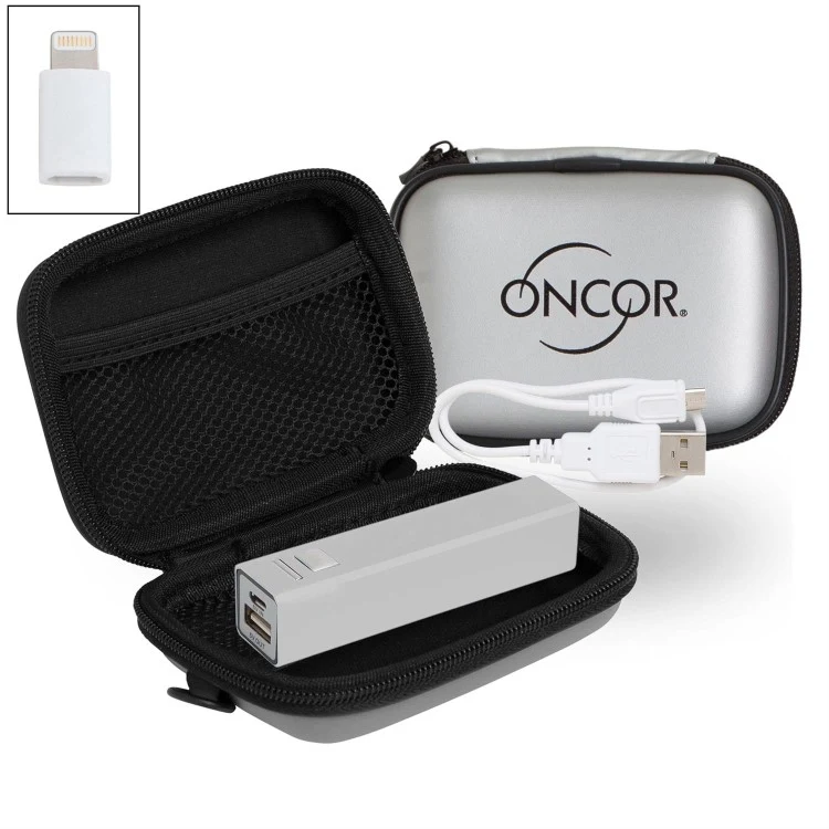 Power Bank in Rectangular Kit w/ MFI Adapter 1