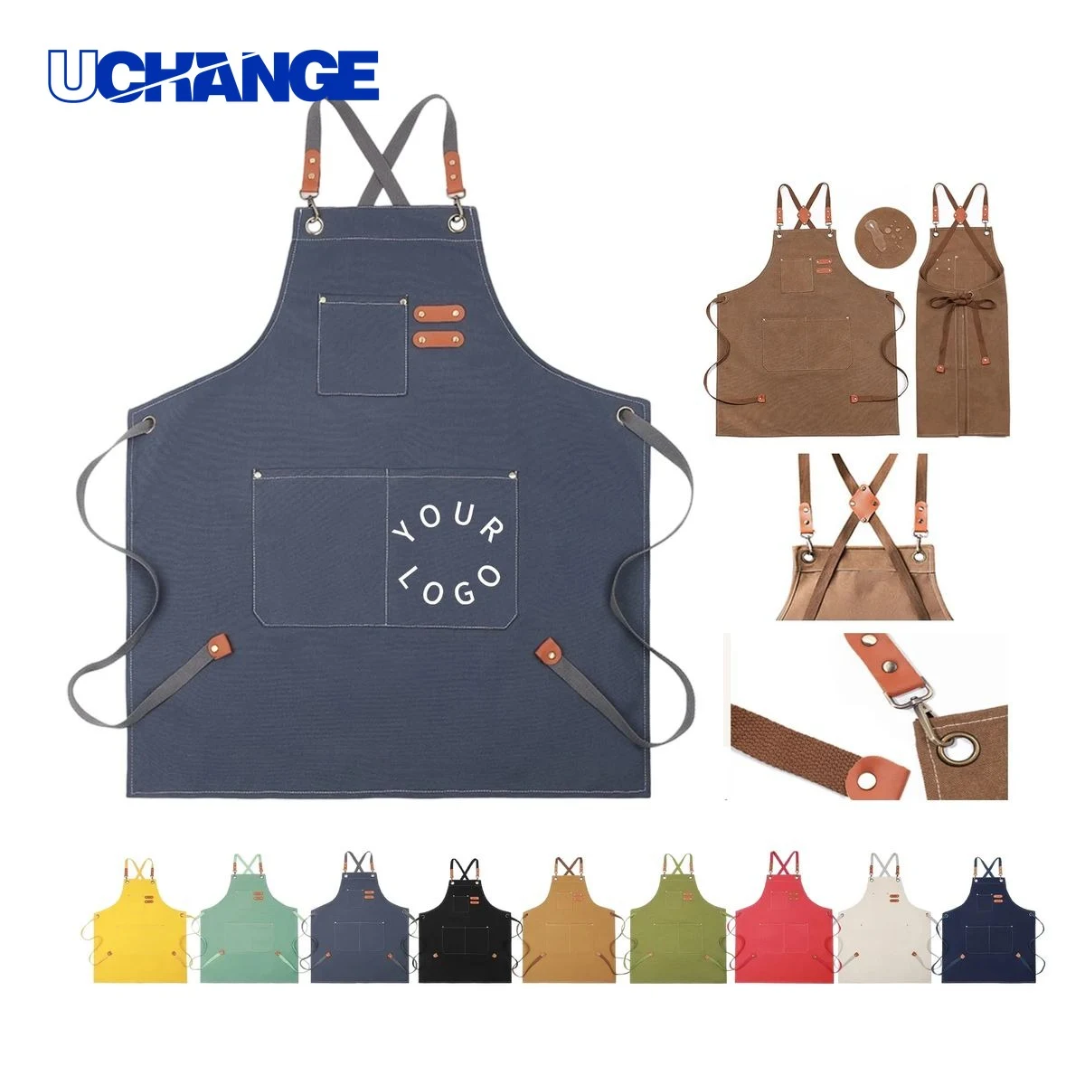 Canvas Kitchen Apron for Cooking 1