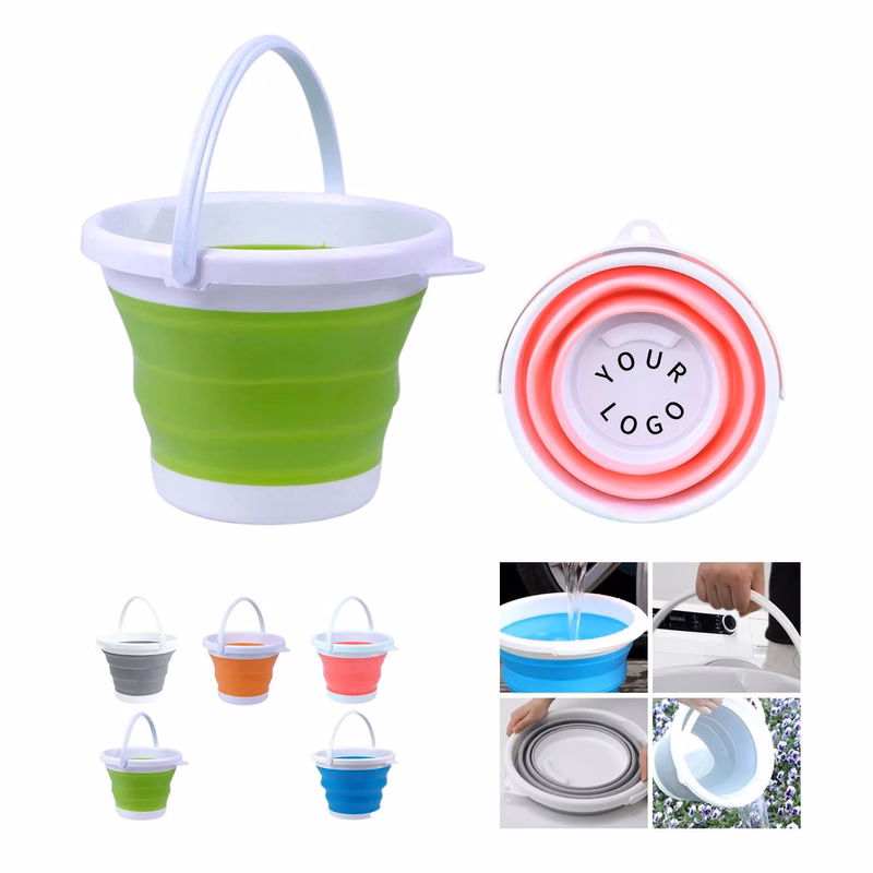 3L Folding Silicone Bucket for Fishing or Camping