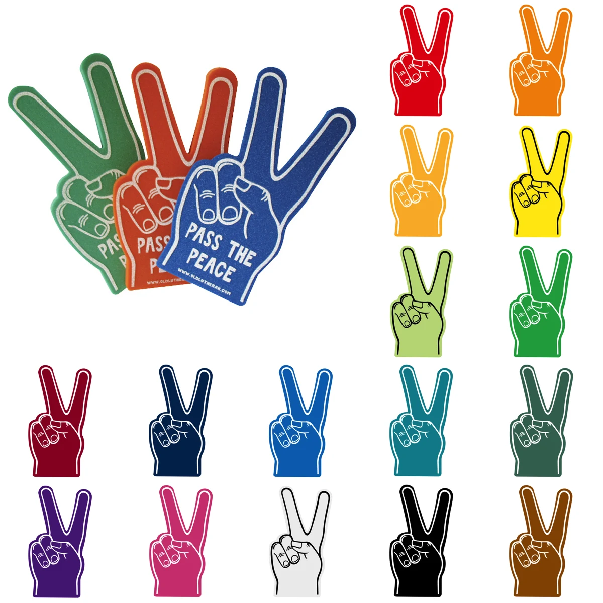 Foam Hand Peace 18" 1