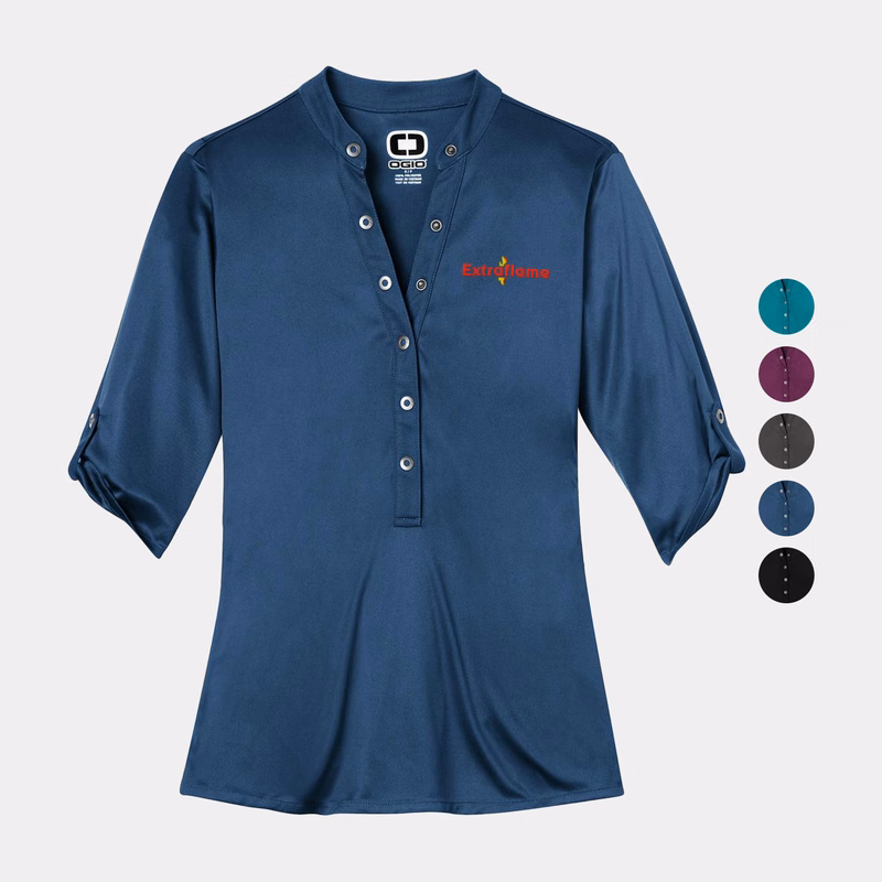 OGIO® Ladies 3/4 Sleeves Dress Shirt
