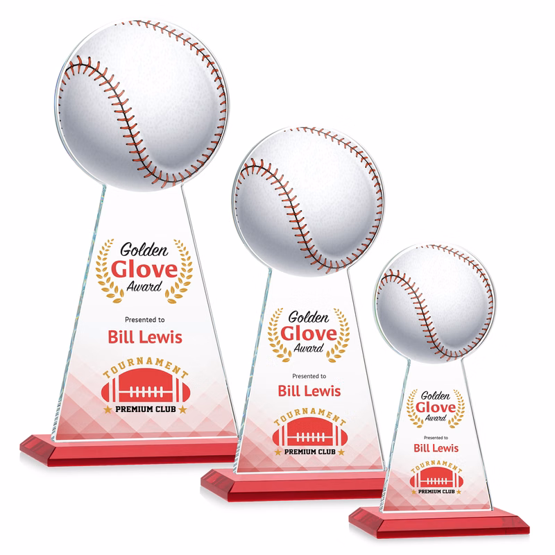Edenwood Baseball VividPrint™ Award - Red