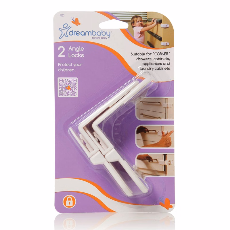 Angle Locks for Drawers - 2 Pack