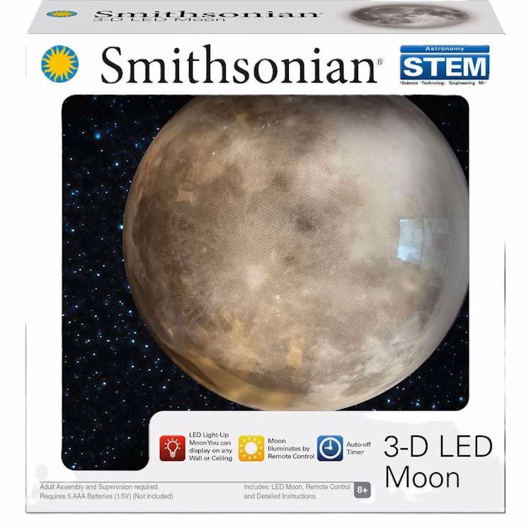 Smithsonian 3D LED Moon Kit - 7"