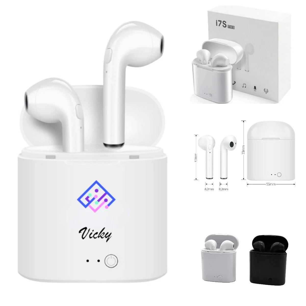 Bluetooth Earbuds with Charging Box 1