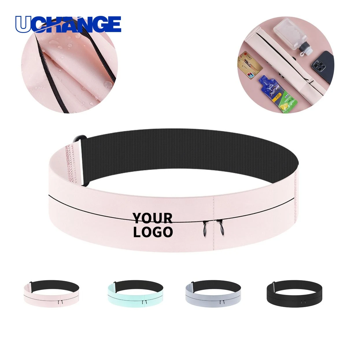 Nylon Running Belt Organizer with Adjustable Closure 1