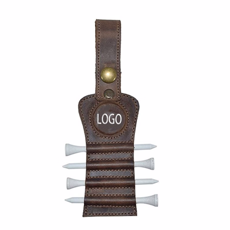 Leather Golf Tees Holder Belt Holder