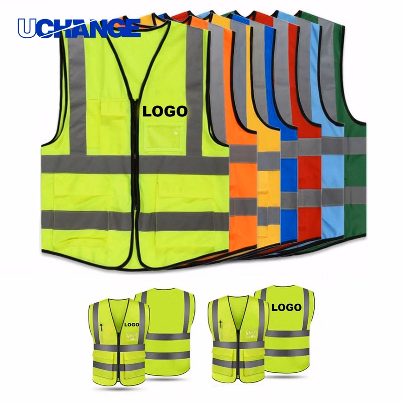 Mesh Safety Vest with Reflective Strips