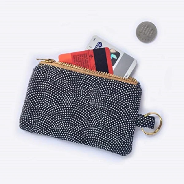 Coin Pouch with Clear ID Slot and Ring 1