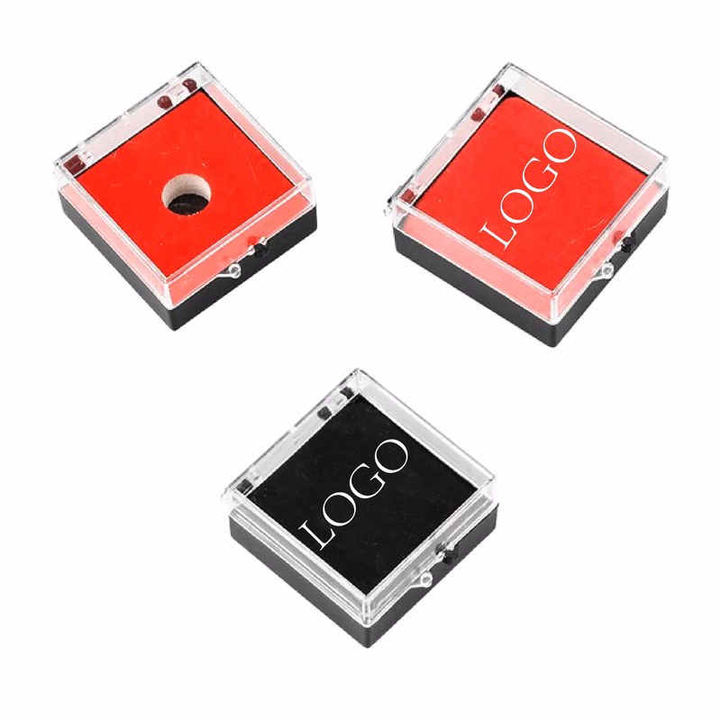Crystal Clear Lined Gift Box Lapel Credentials Pins