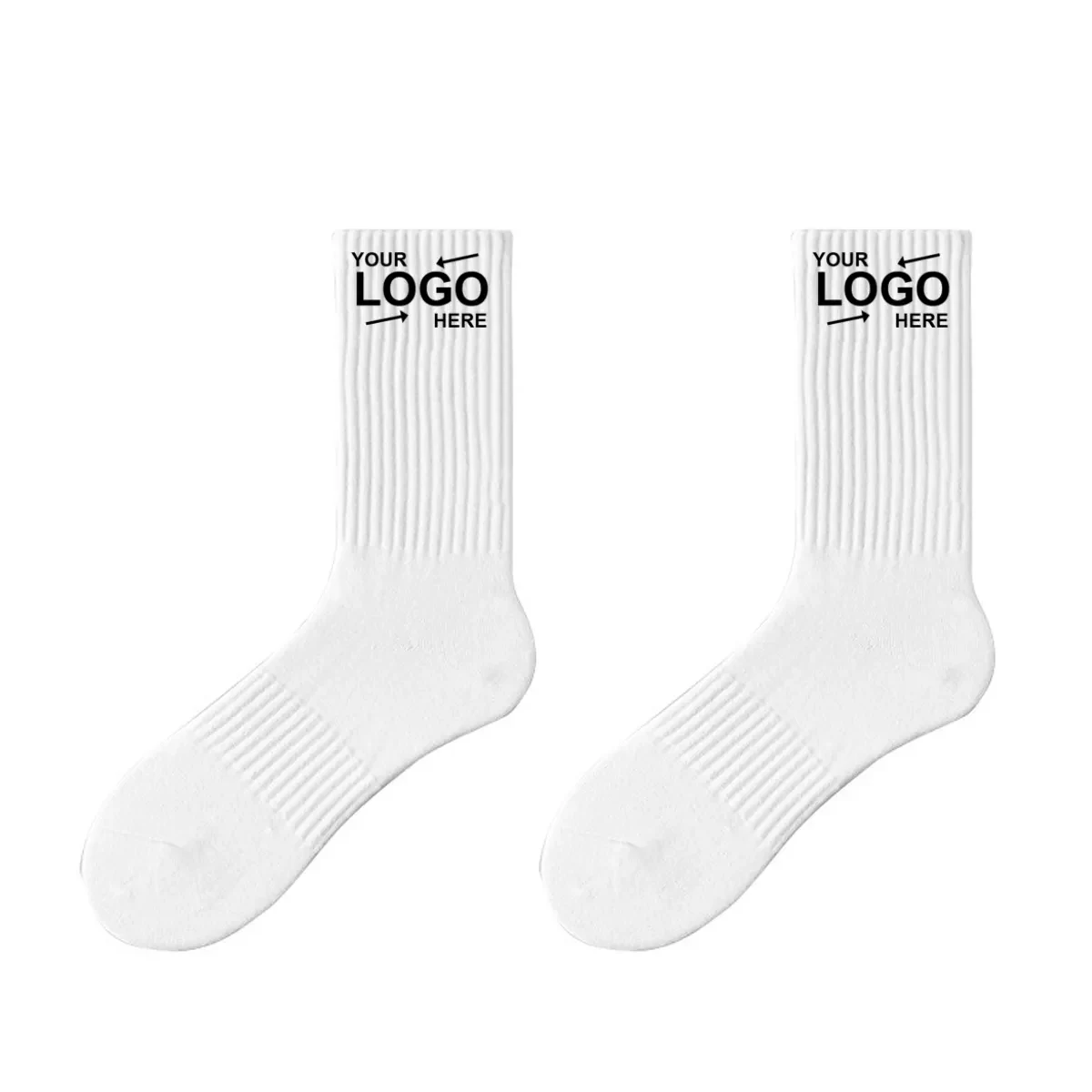 Customized Unisex Cotton Socks 1