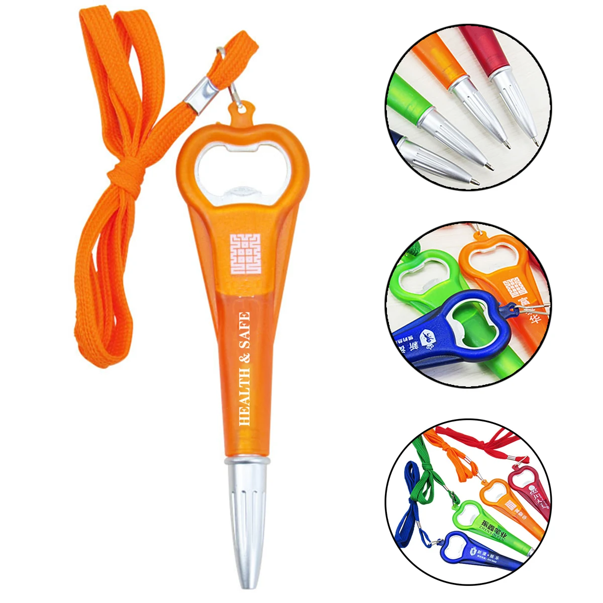 Ballpoint Pen with Bottle Opener, custom pen with logo imprint 1